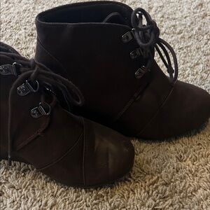Soda adult Dark Brown Lace-Up Boots